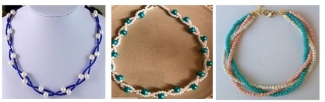 Sieraden maken:  Ketting met rocaille takjes